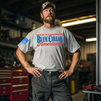 Blue Collar American Work Shirt for Hardworking Patriots
