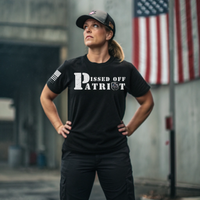 Women's clothing angry patriotic slogan shirt premium cotton blend