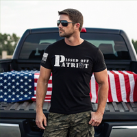 Red White & Pissed Off t-shirt for fed up American patriots men clothing
