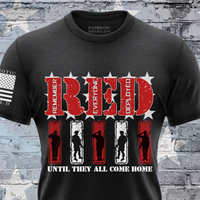 Thumbnail for Remember Everyone Deployed Shirt - Patriotic R.E.D. Tee honoring  our military Warriors