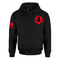 Thumbnail for Front view of the Samurai Spirit Hoodie – bold samurai warrior design for resilient everyday warriors.