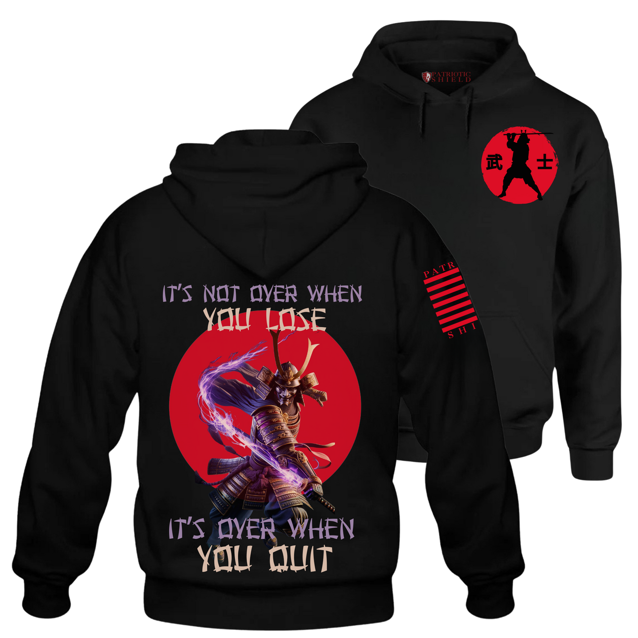 Samurai Spirit Hoodie – crafted for comfort, durability, and an unyielding warrior mindset.