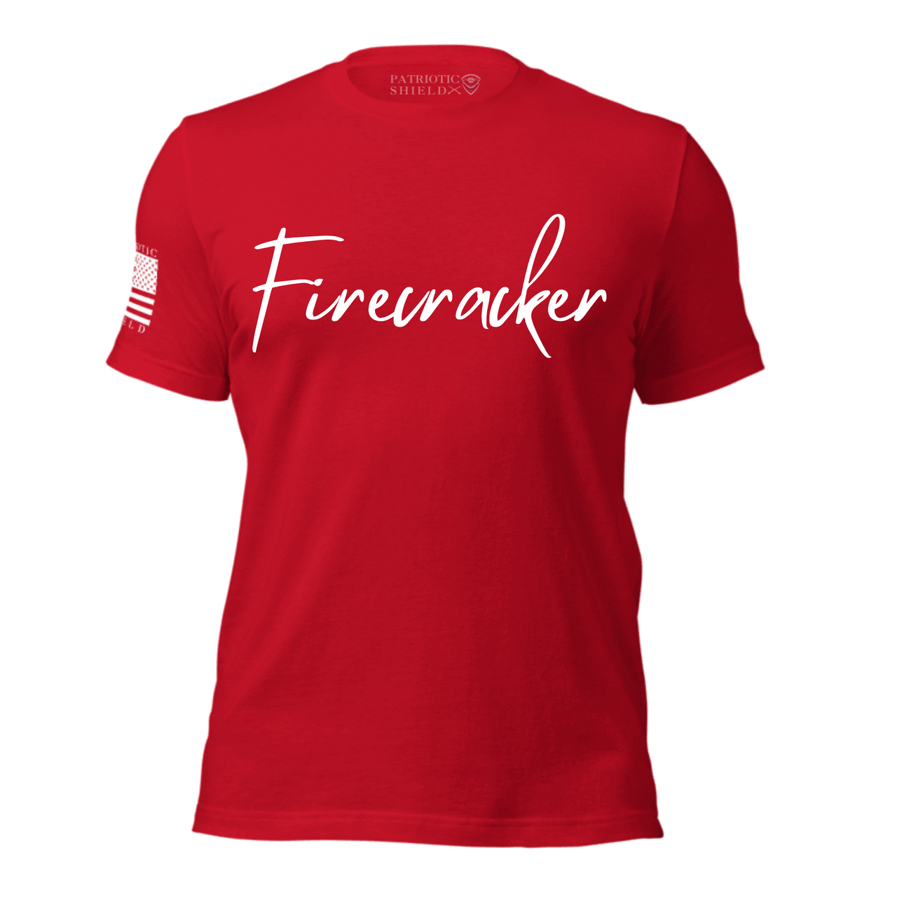 This 4th of July, light up festivities in the Sexy Firecracker Women's T-Shirt in Red.