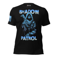 Dark tactical Shadow Patrol shirt for patriotic men and women