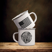 rugged patriotic mug for American warriors