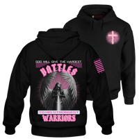 Thumbnail for The Shield Maiden Warrior Hoodie – a faith based symbol of strength through God and the unyielding fighting spirit.