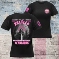 Thumbnail for Empowering Shield Maiden Warrior T-Shirt for modern-day female warriors of faith.