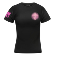 Thumbnail for Comfortable Shield Maiden Warrior T-Shirt for women of courage and faith.