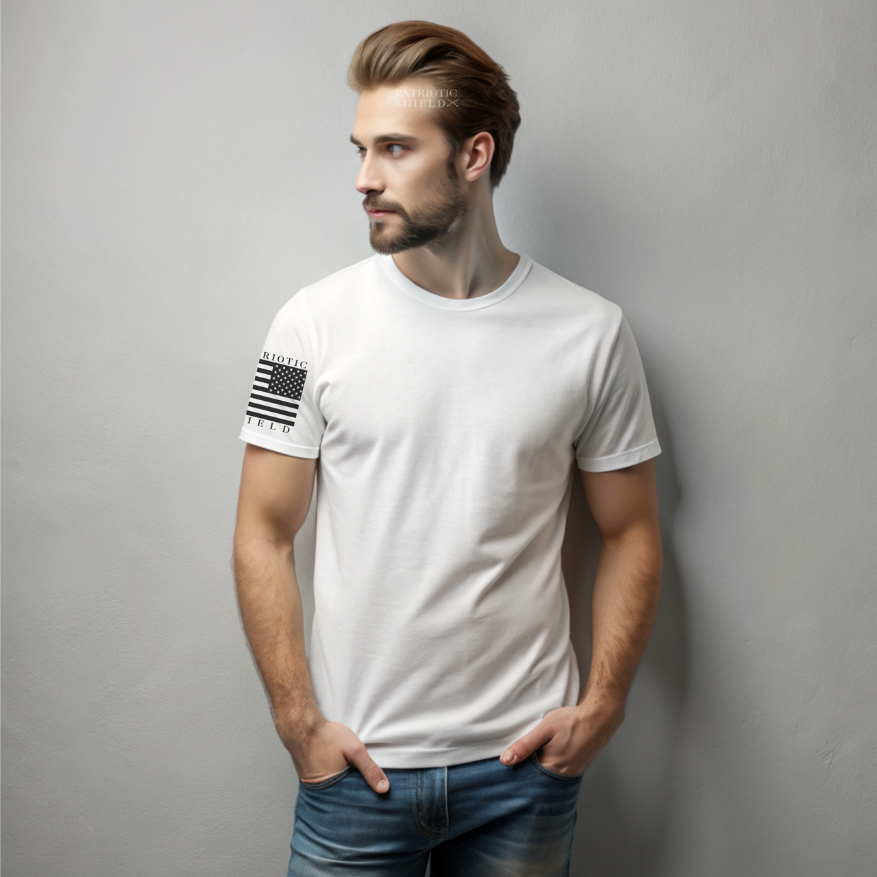 Classic Flag White T-Shirt