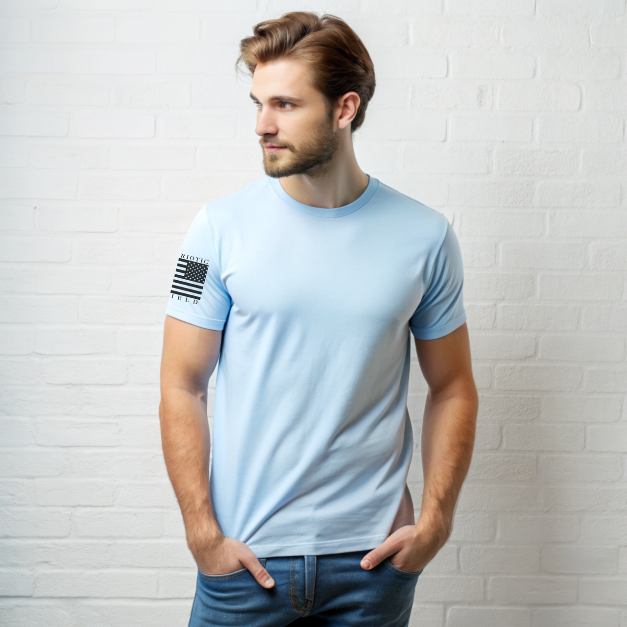 Classic Flag Baby Blue T-Shirt