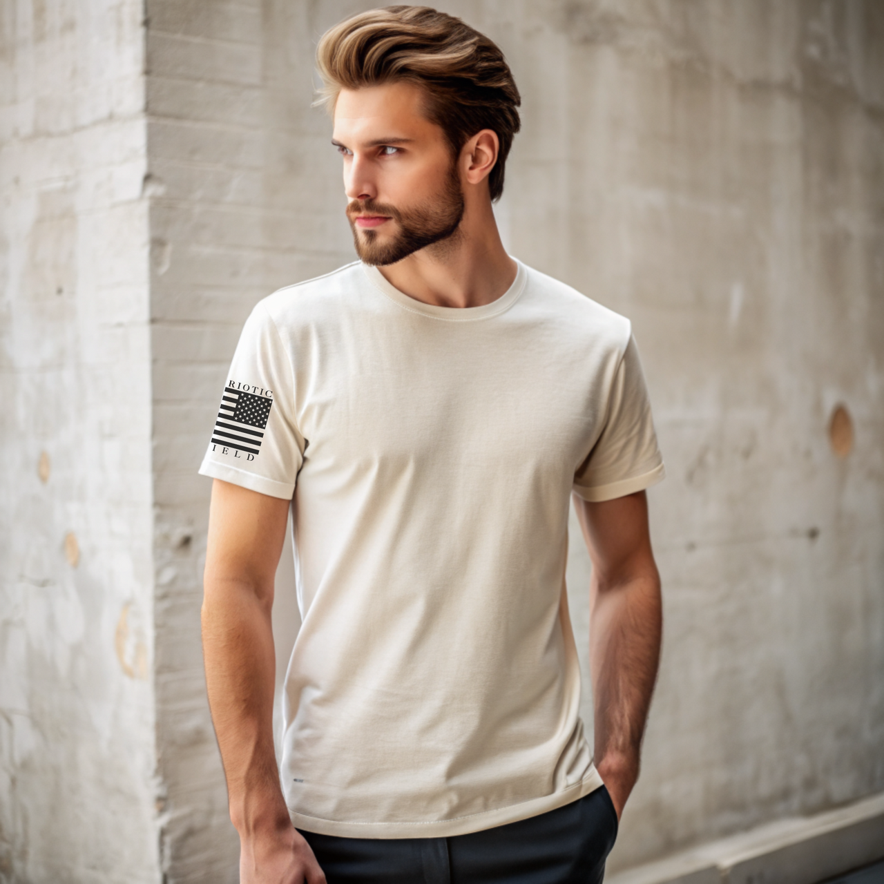 Classic Flag Natural T-Shirt