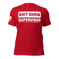 Thumbnail for Hilarious women’s graphic tee for daily madness. red
