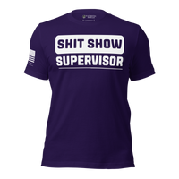 Thumbnail for Queen of the chaos shirt with bold attitude. team purple