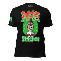 Funny holiday graphic tee for men and women. black