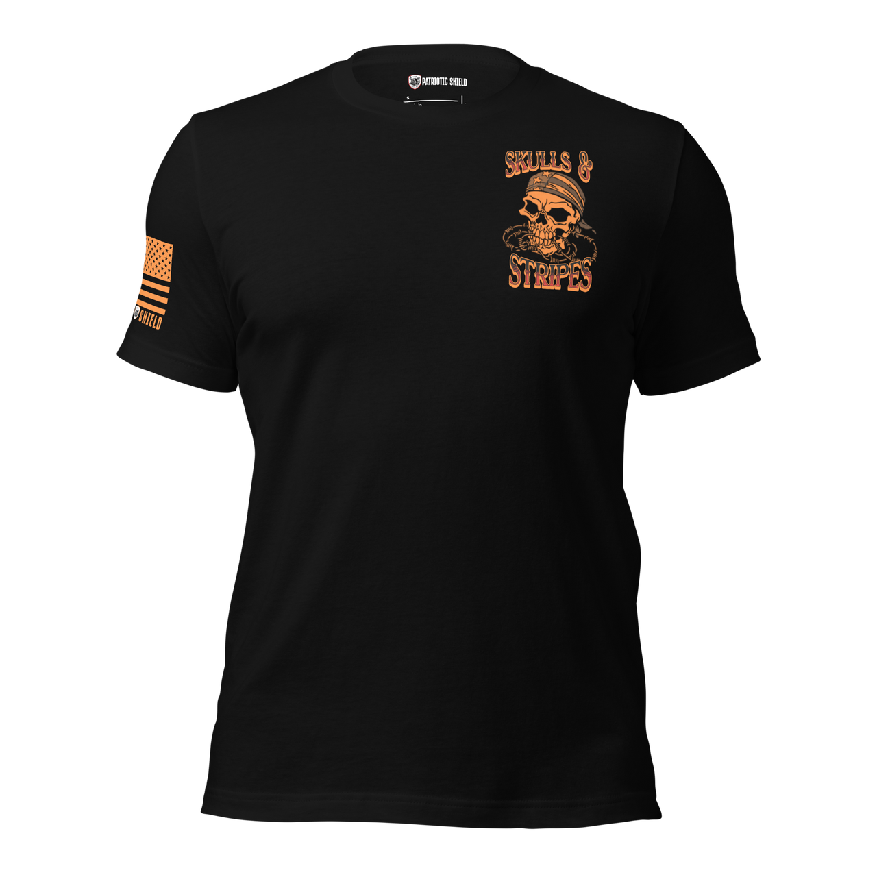 Silent Guardian warrior t-shirt with powerful protector patriotic design