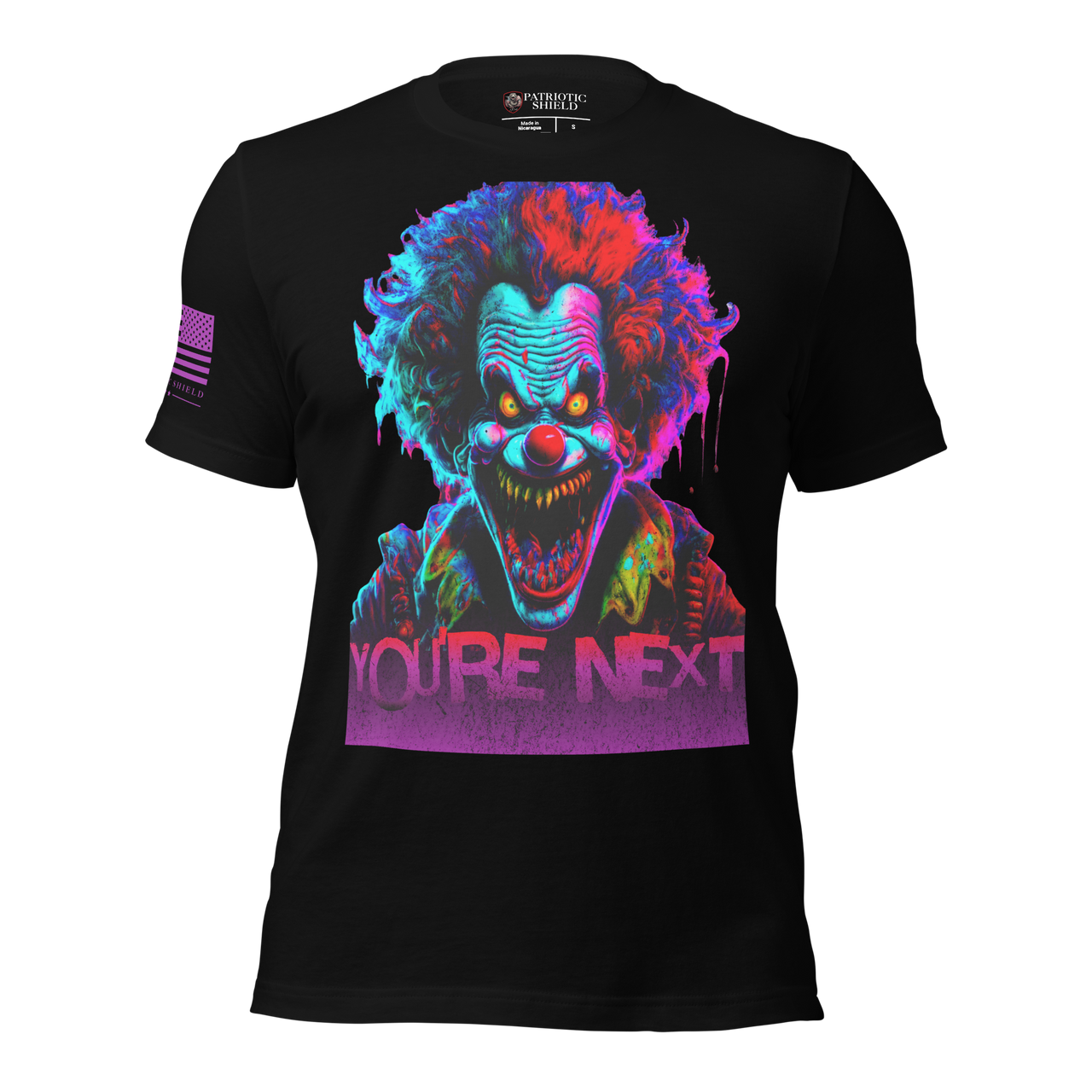 Horror clown shirt dark circus nightmare apparel