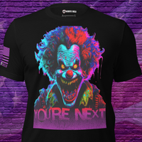 Sinister clown horror t-shirt scary Halloween patriotic apparel