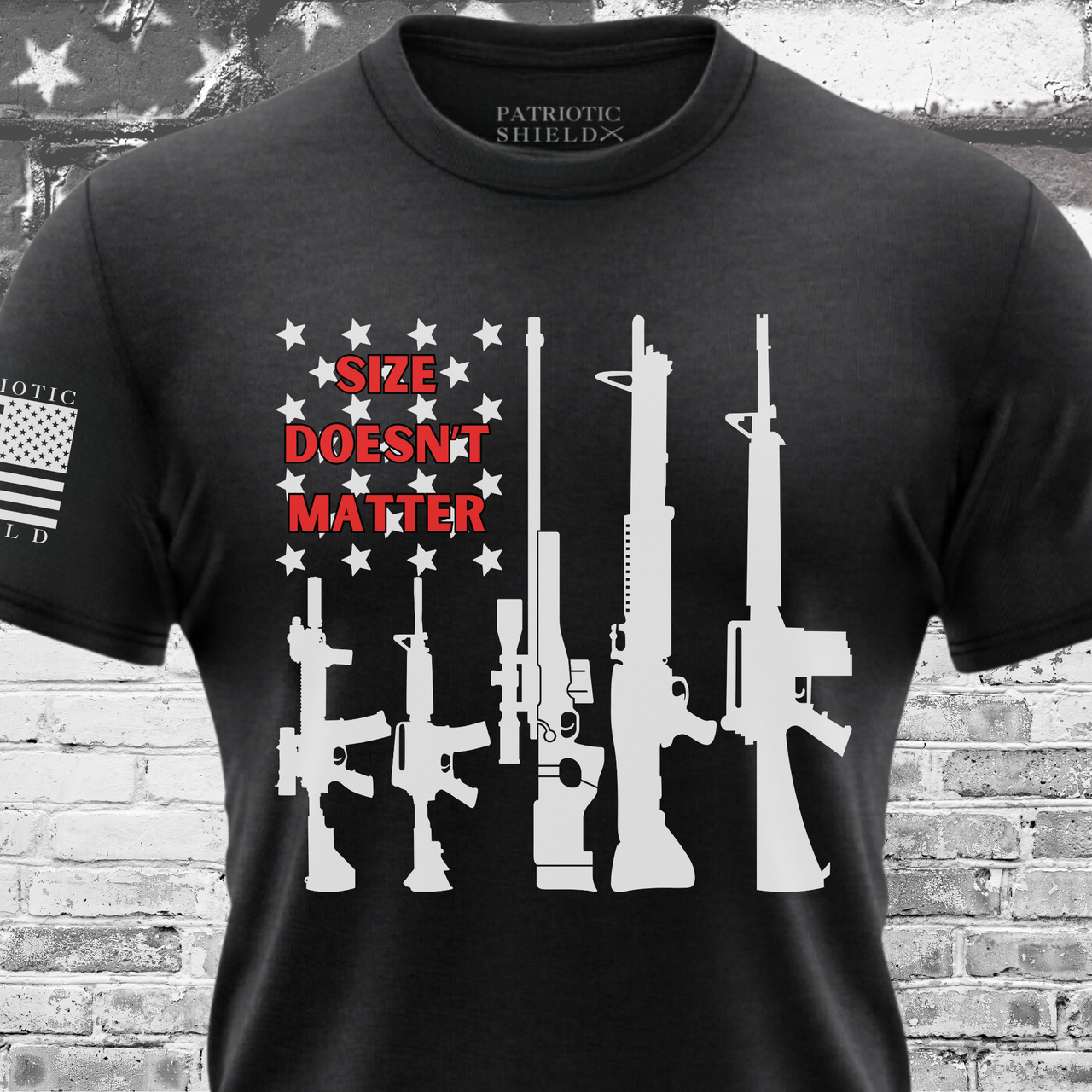 Size Doesn't Matter T-Shirt - Pro-2A Patriotic Shirt