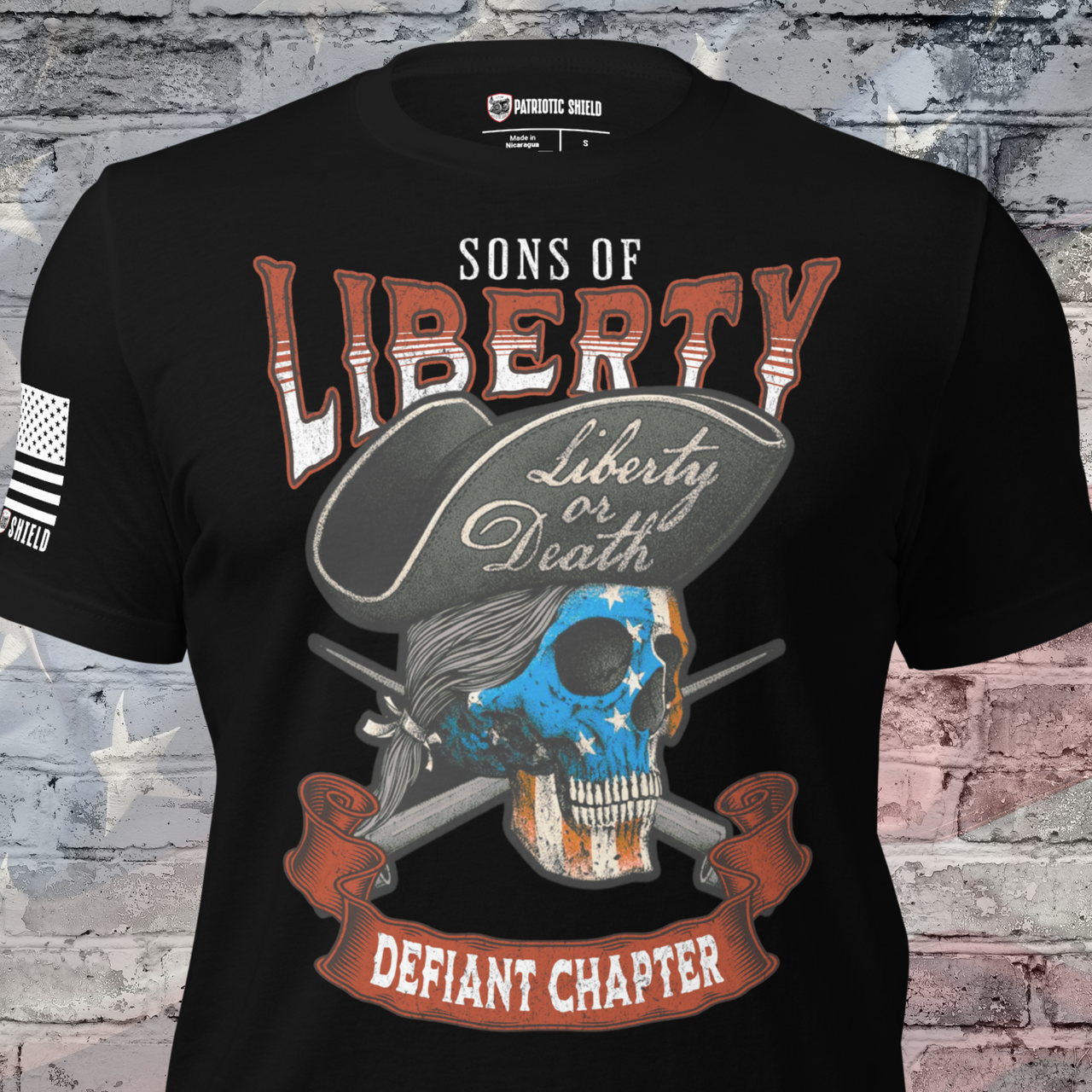 Sons of Liberty t-shirt 1776 patriotic American independence
