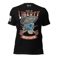 Sons of Liberty t-shirt liberty rebellion USA history. black