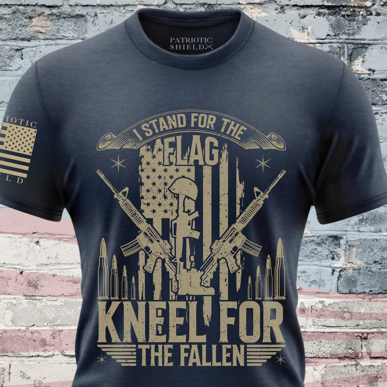 Stand Proud Patriot T-Shirt - Honor America’s Military