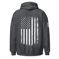 Thumbnail for USA Themed Hoodie - Celebrate Freedom & Independence. dark heather