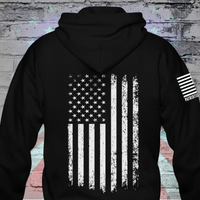 Star Spangled Banner Hoodie Patriotic American Apparel
