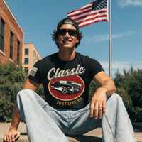 still a classic t shirt muscle car dad tee