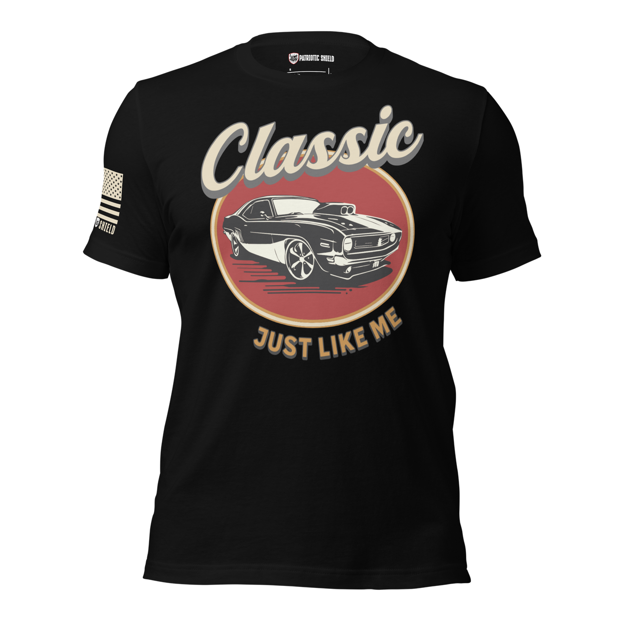 fathers day gift shirt for car lovers dad tee. black