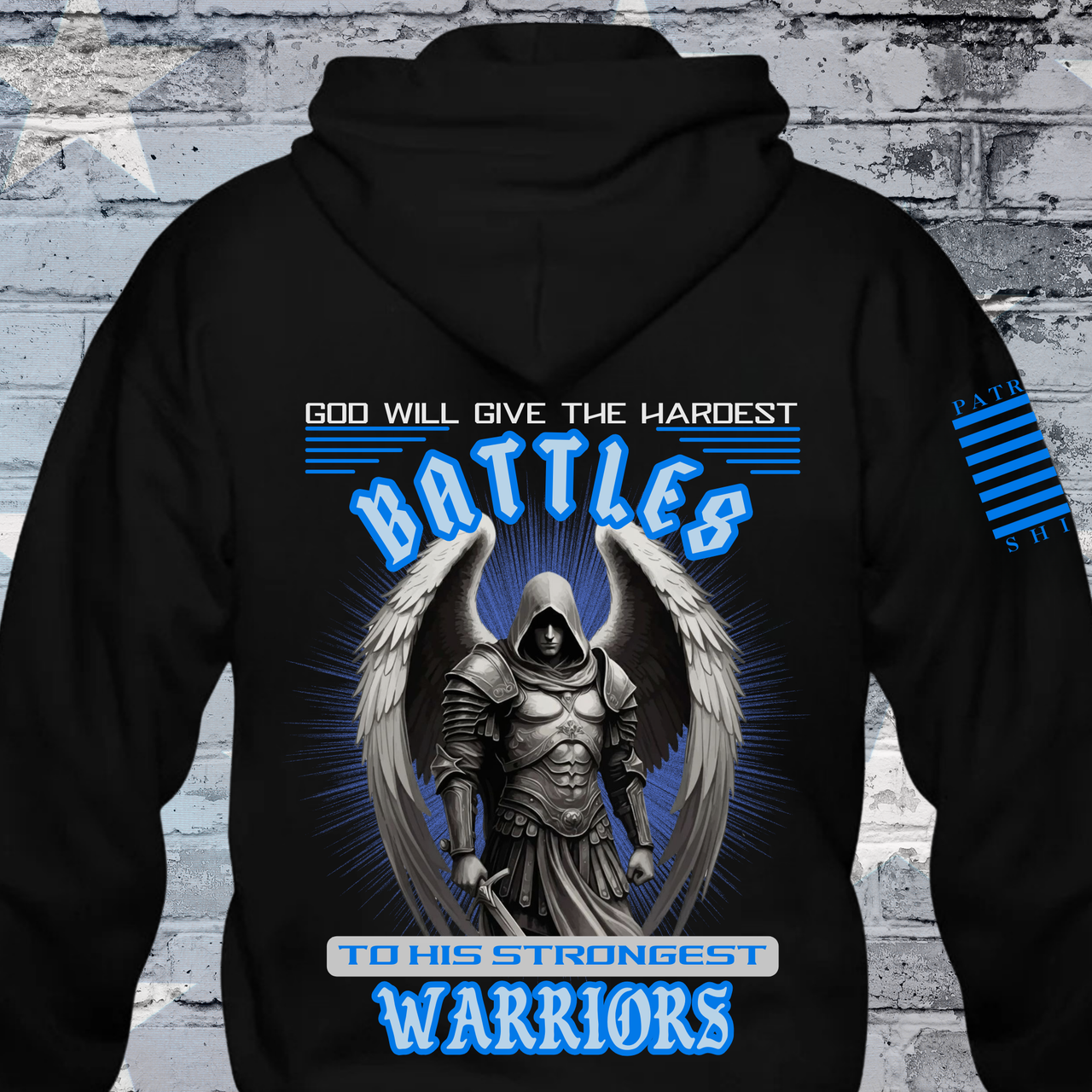 The Strongest Warriors Hoodie – a hoodie symbolizing the boldness and unyielding spirit of the warriors of faith.