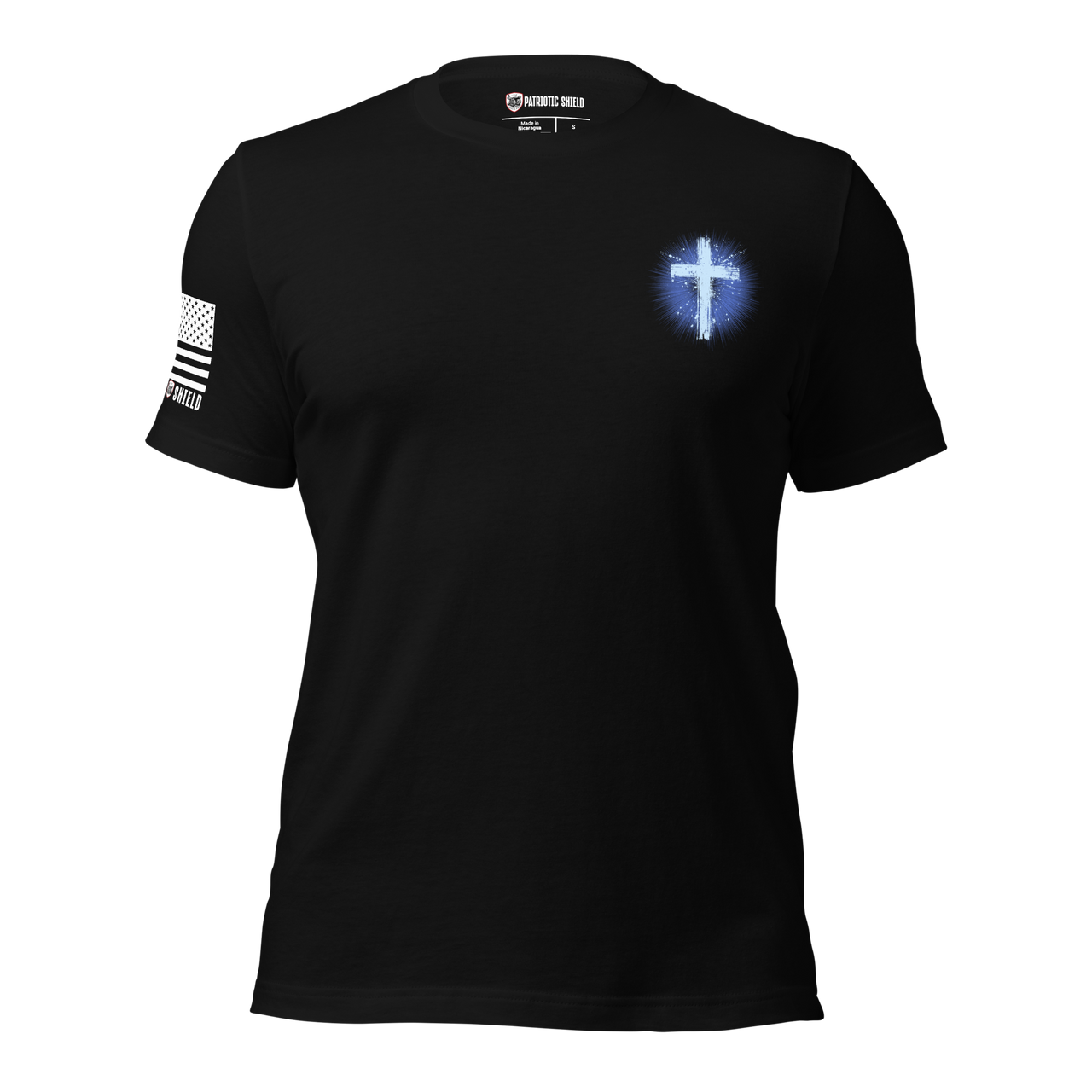 Faith and strength graphic shirt