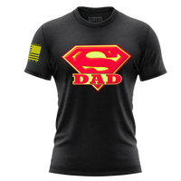 Thumbnail for Superdad shirt with Superman-style 