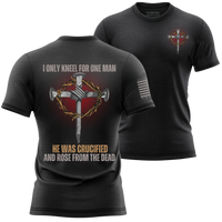 Thumbnail for Premium Faith T-Shirt for Catholics and Christians – God Is the Way, Stand Firm in Belief