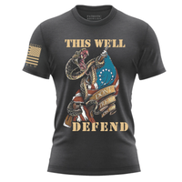 Thumbnail for Veteran-family Owned Patriotic T-Shirt – Don't tread on me tee