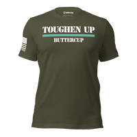 Premium cotton toughen up men’s t-shirt. military green