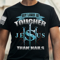 Thumbnail for Faith-based graphic tee for patriotic Catholic men and women