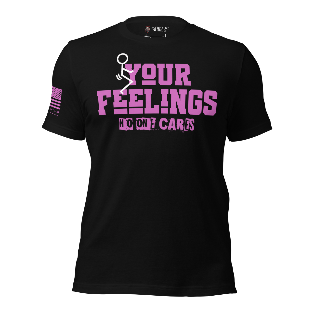 Bold anti-woke slogan shirt for true American patriots, black