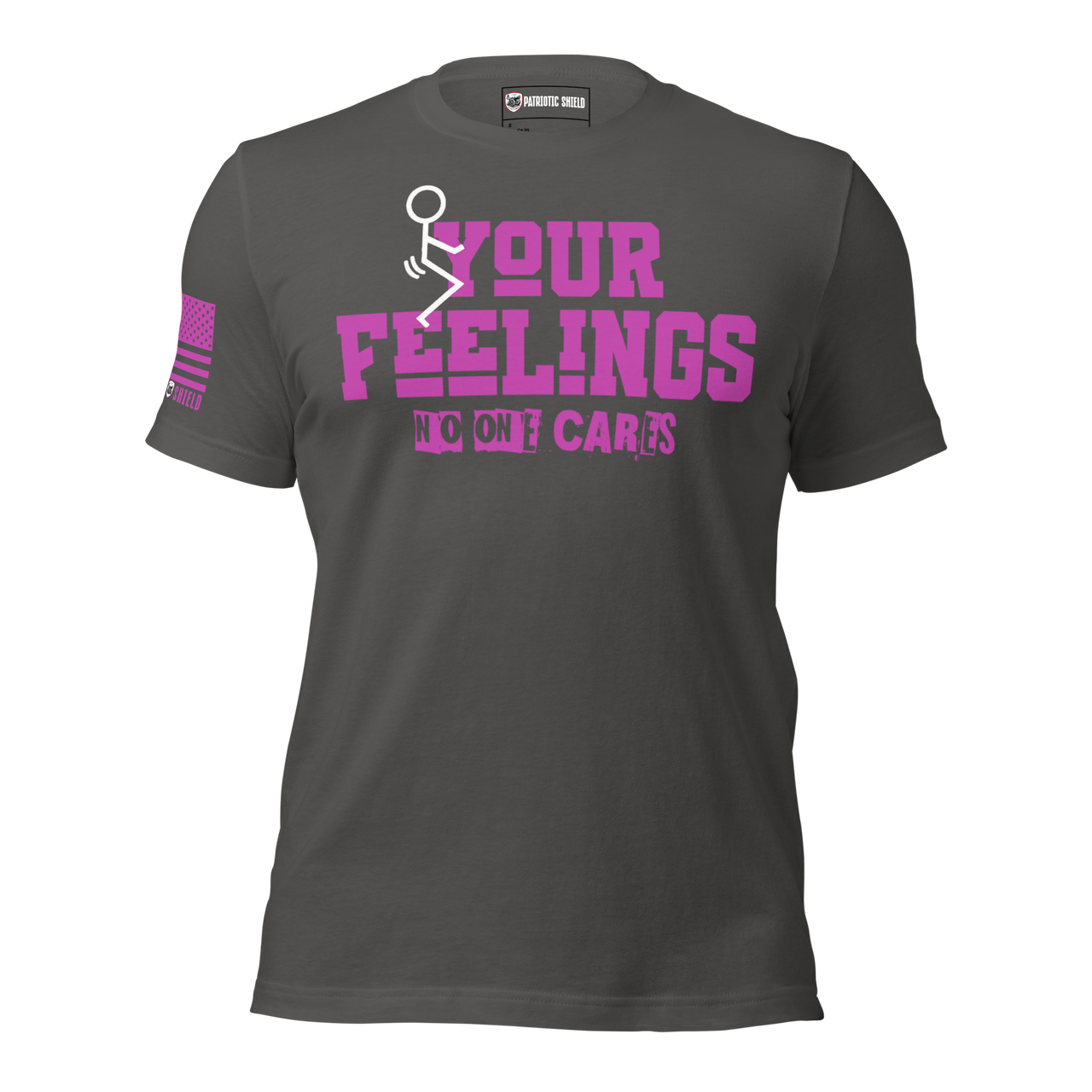 Veteran-family owned defiant slogan shirt unapologetic for freedom of speech loving Americans