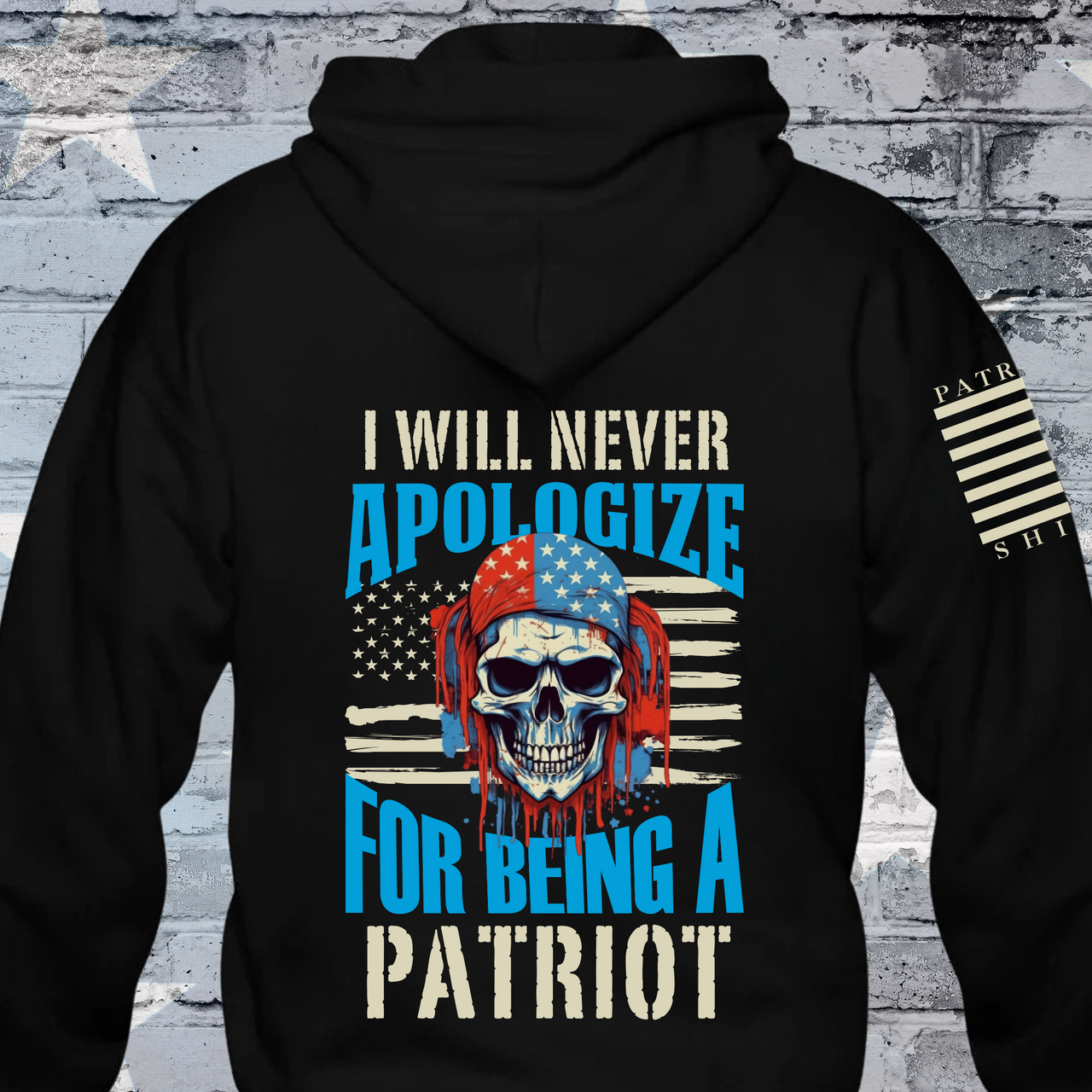 American Pride Hoodie - Made for Patriots Who Stand Strong