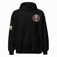 Thumbnail for Front view of the 'Unapologetic Patriot' hoodie showcasing its bold patriotic design for freedom loving Americans.