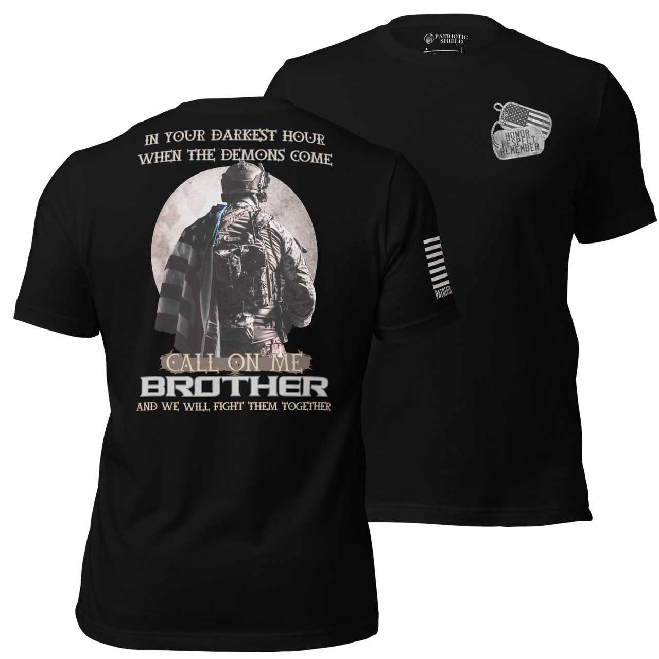Stand Together military Warrior Brotherhood T-Shirt