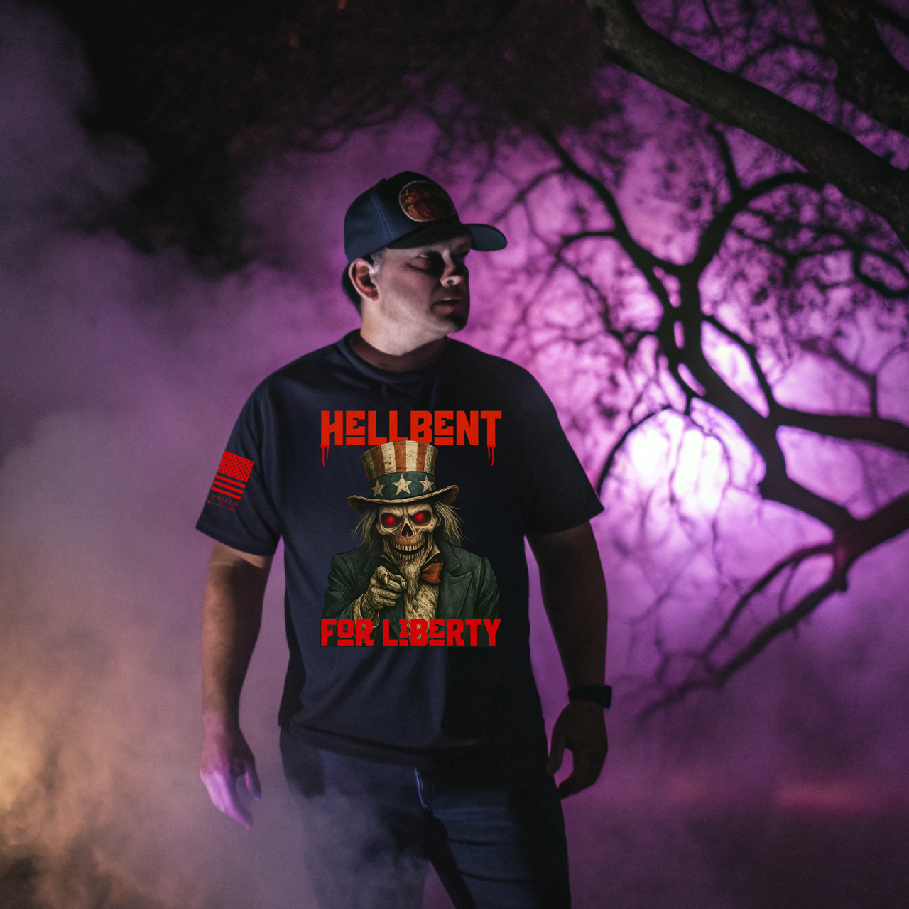 Hellbent for Liberty undead patriotic apparel