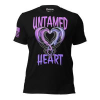 Untamed Heart Tee Bold Warrior Style for Strong Women. black