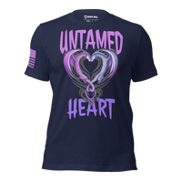 Dragon Heart T-Shirt Patriotic Apparel for Women. navy