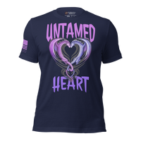 Dragon Heart T-Shirt Patriotic Apparel for Women. navy