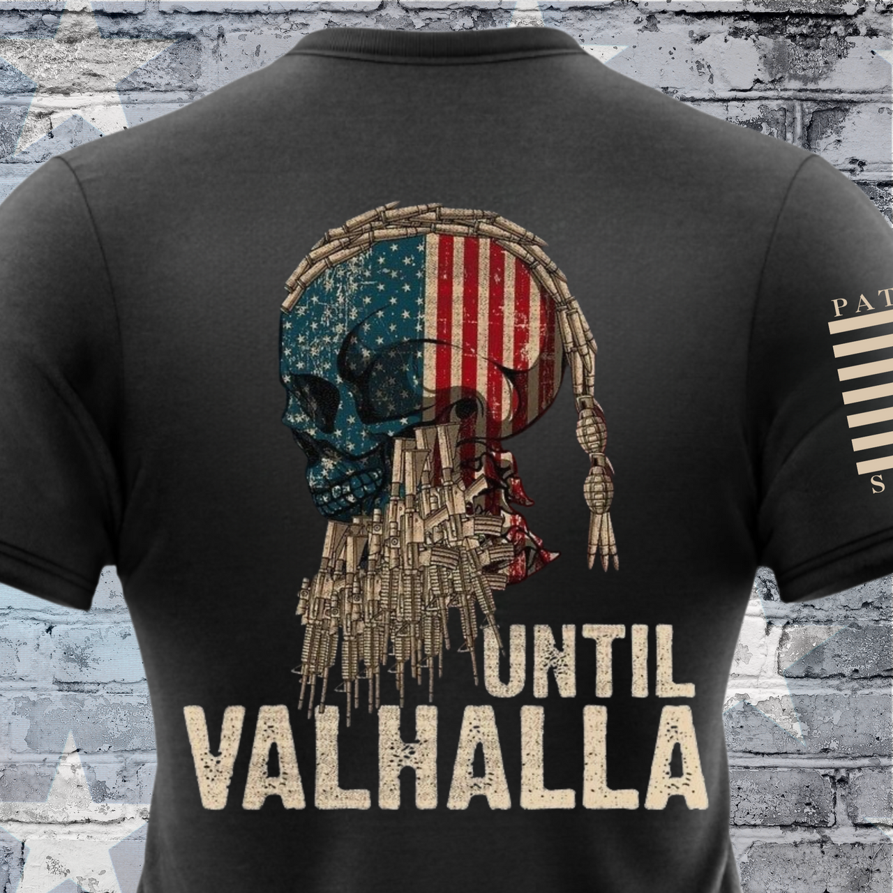 Until Valhalla T-Shirt – Bold Warrior Spirit Apparel