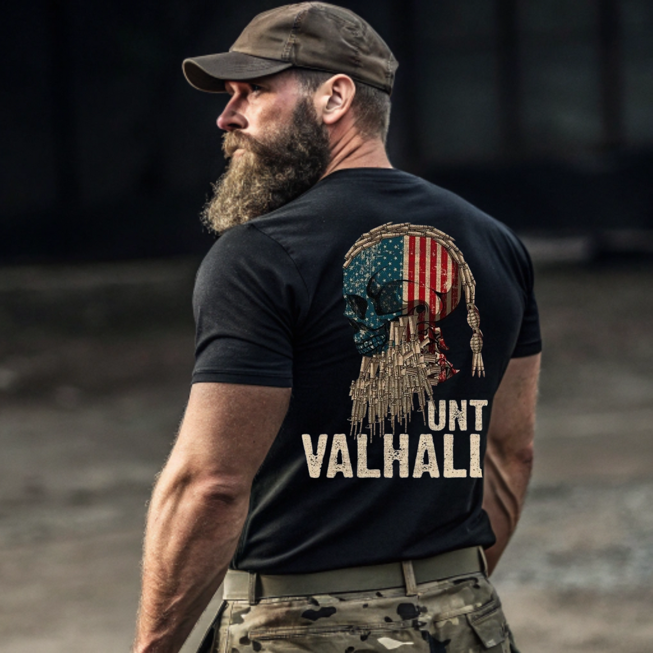 Warrior’s Creed Tee – Until Valhalla, Stand Unyielding 