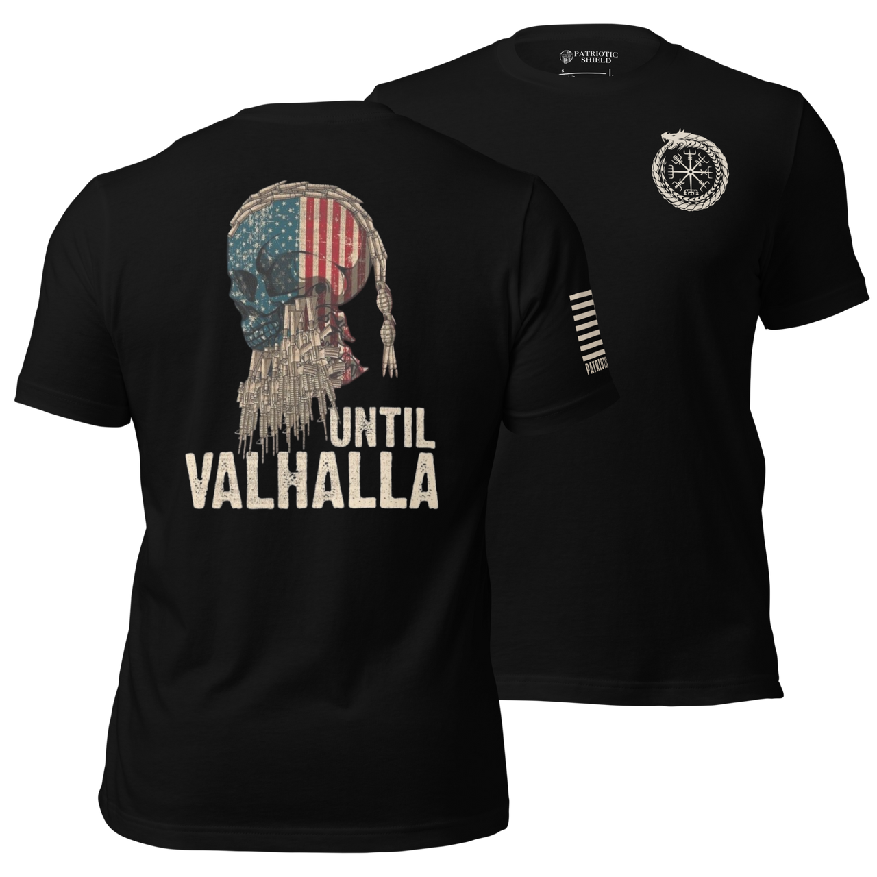 Until Valhalla shirt honoring fallen warriors