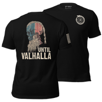 Until Valhalla shirt honoring fallen warriors