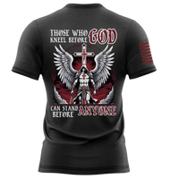 Thumbnail for Inspirational Faith Unshaken T-Shirt for proud warriors of faith.